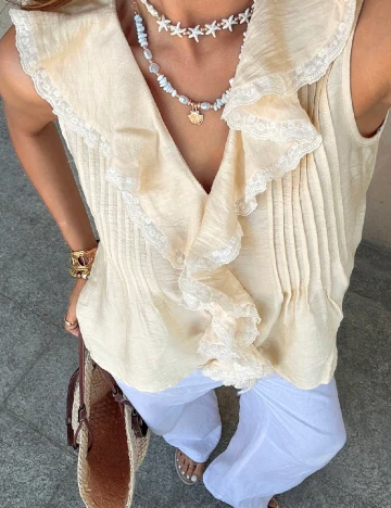 Bluza SHEIN, crem