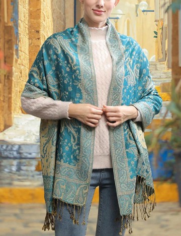 Esarfa SHEIN, albastru