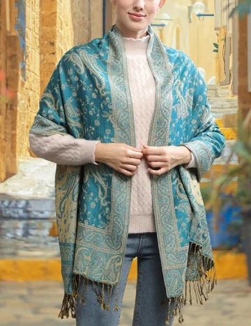 Esarfa SHEIN, albastru