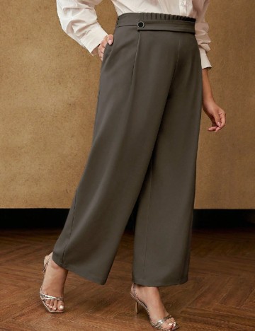 Pantaloni MOTF Plus Size, verde