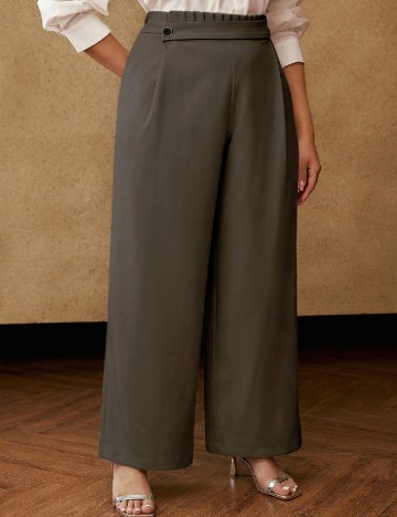 Pantaloni MOTF Plus Size, verde
