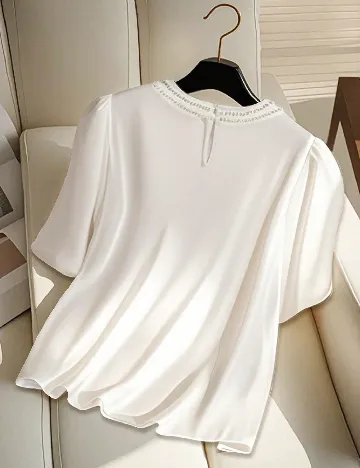 Bluza SHEIN CURVE, alb