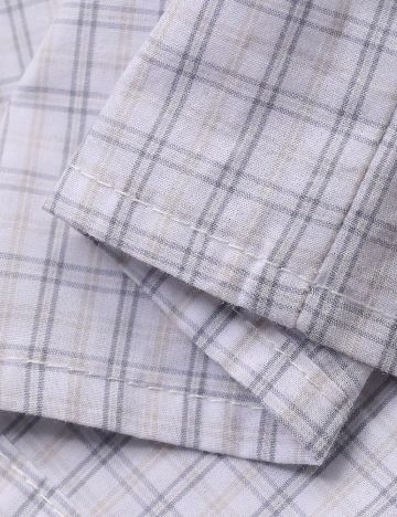 Pijama Dazy Plus Size, albastru/gri
