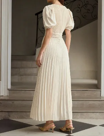 Rochie lunga SHEIN, crem