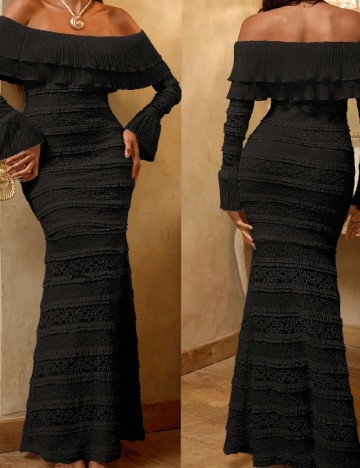 Rochie lunga SHEIN, negru