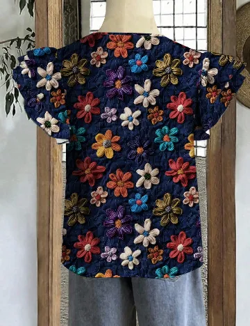 Bluza SHEIN CURVE, floral print