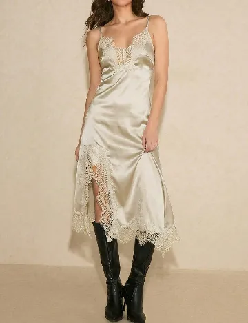 Rochie medie SHEIN, bej