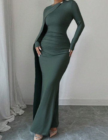 Rochie lunga SHEIN, verde