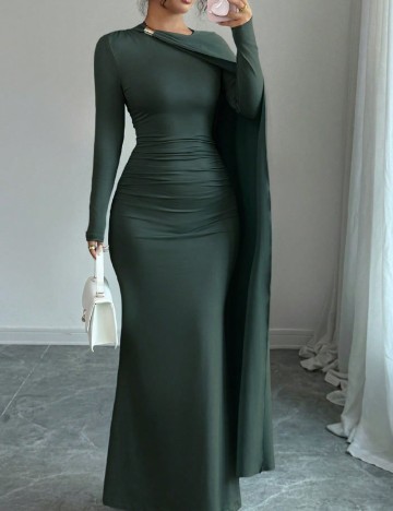 Rochie lunga SHEIN, verde