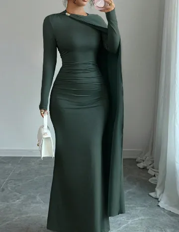 Rochie lunga SHEIN, verde