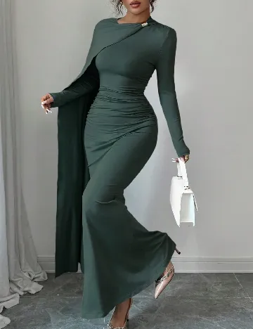 Rochie lunga SHEIN, verde