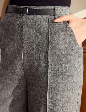 Pantaloni SHEIN CURVE, gri