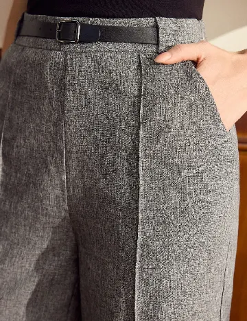Pantaloni SHEIN CURVE, gri