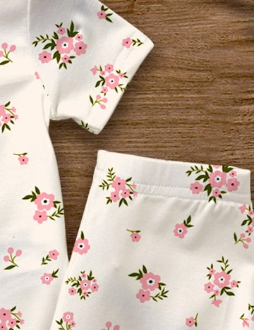 Pijama Shein Kids, crem