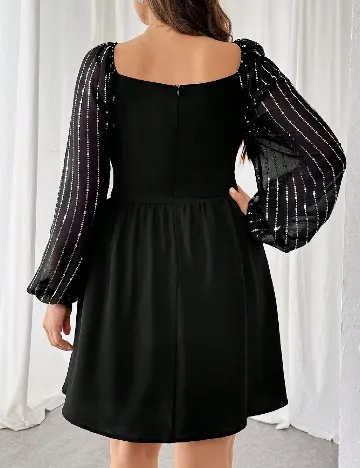 Rochie scurta SHEIN CURVE, negru