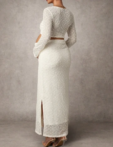 Compleu SHEIN Maternity, ecru