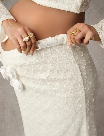 Compleu SHEIN Maternity, ecru