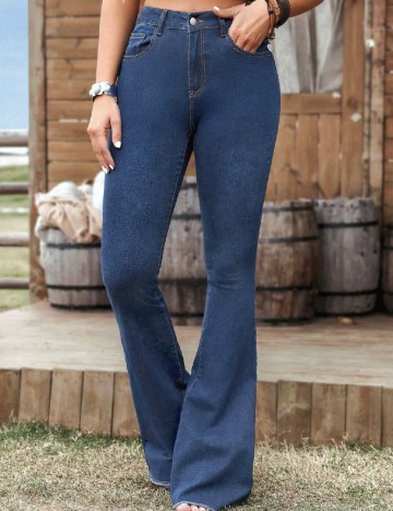 Blugi SHEIN CURVE, albastru
