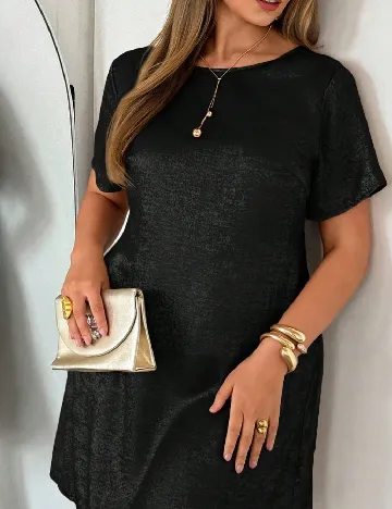 Rochie scurta SHEIN CURVE, negru