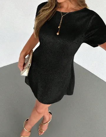 Rochie scurta SHEIN CURVE, negru