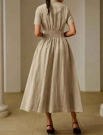 Rochie medie Zeylah, maro