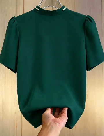Bluza SHEIN CURVE, verde