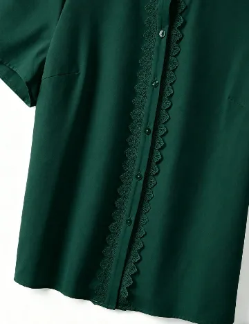 Bluza SHEIN CURVE, verde