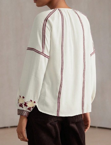 Bluza Aveloria, ecru