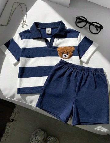 Compleu Shein Kids, bleumarin