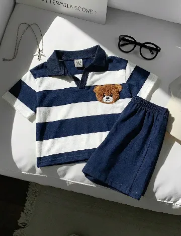 Compleu Shein Kids, bleumarin