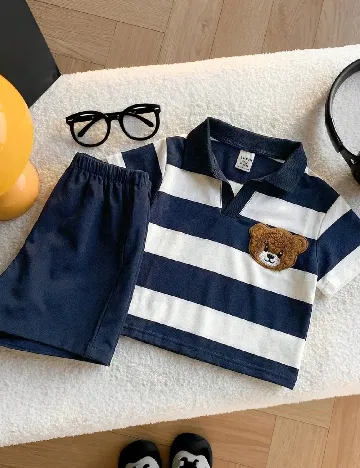 Compleu Shein Kids, bleumarin