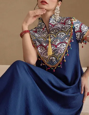 Rochie medie SHEIN, albastru