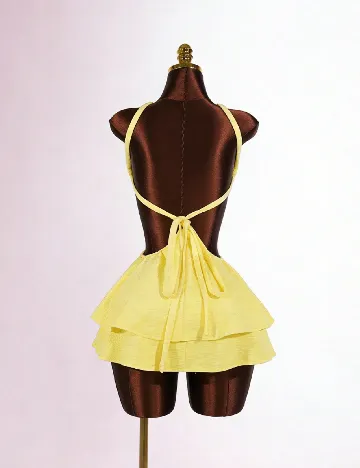 Rochie scurta SHEIN, galben