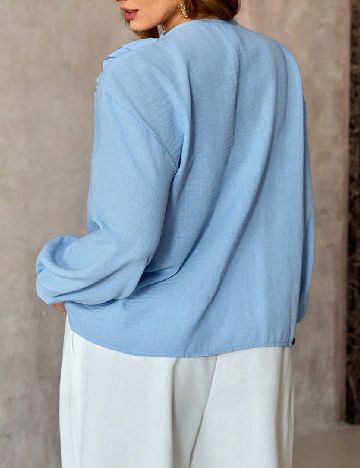 Bluza SHEIN CURVE, albastru