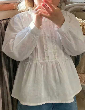 Bluza Dazy Kids, alb