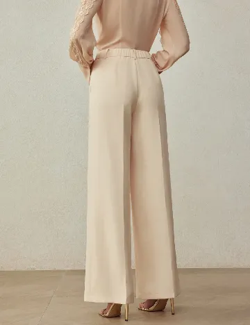 Pantaloni MOTF, crem