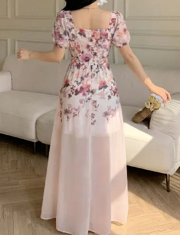Rochie lunga SHEIN, floral print