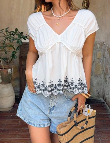 Bluza SHEIN, alb