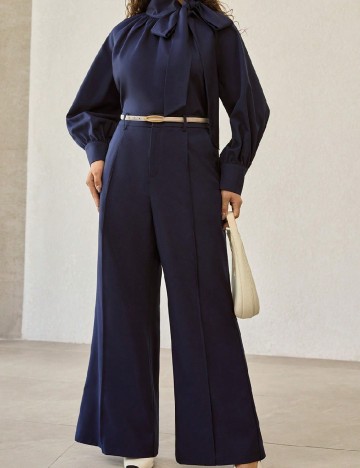 Bluza MOTF Plus Size, bleumarin