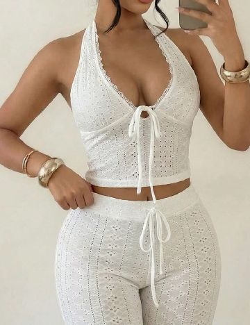 Top SHEIN, alb