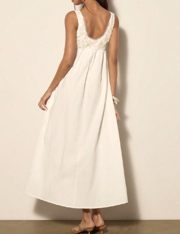 Rochie lunga Ontre, alb