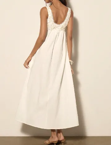Rochie lunga Ontre, alb