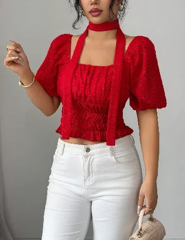 Top SHEIN, rosu
