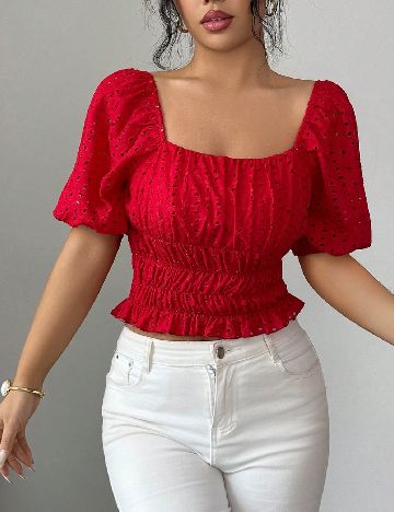 Top SHEIN, rosu
