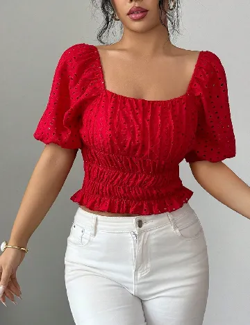 Top SHEIN, rosu