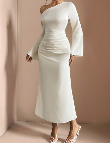 Rochie lunga SHEIN, ecru