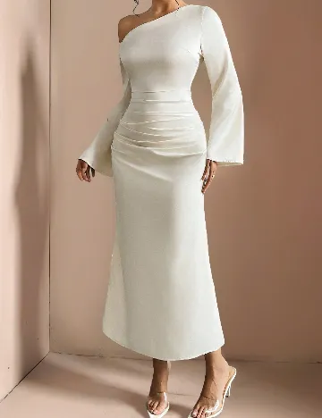 Rochie lunga SHEIN, ecru