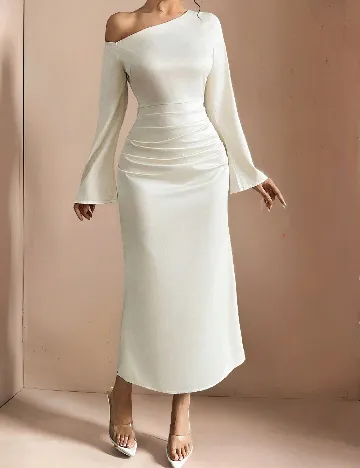 Rochie lunga SHEIN, ecru