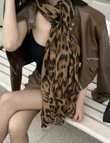 Esarfa SHEIN, animal print