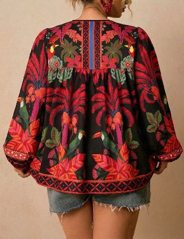 Bluza SHEIN CURVE, mix culori